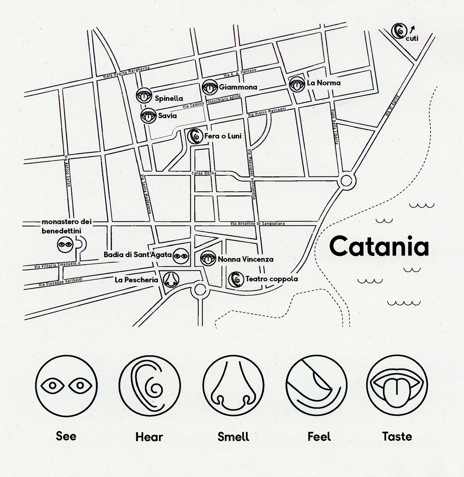 Condor Inflight – Catania, Italy Map