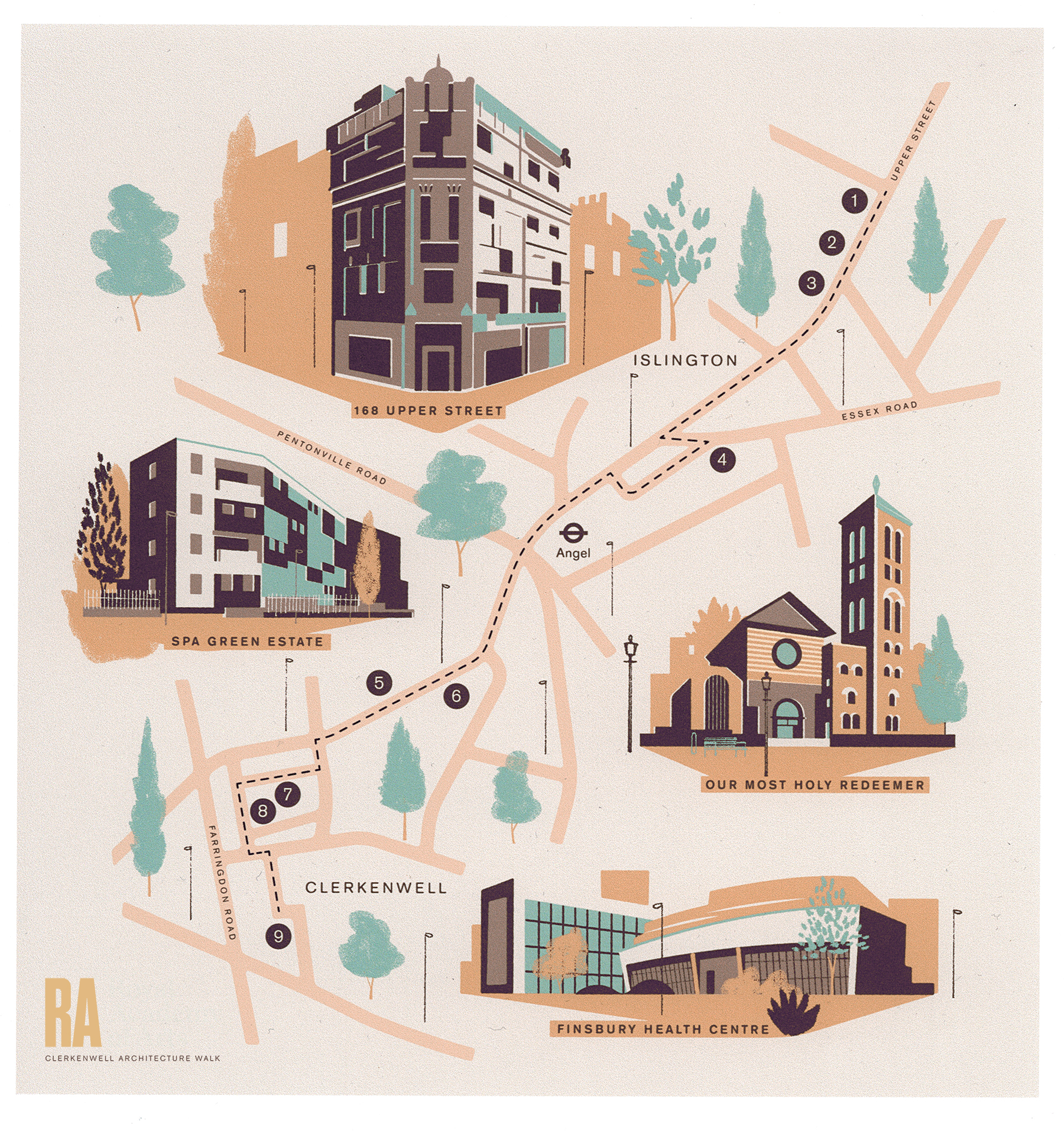 Royal Academy – RA map